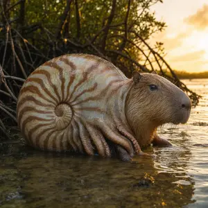 Capybara + Nautilus