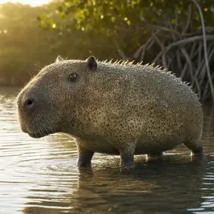 Capybara + Pufferfish