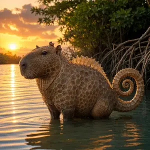 Capybara + Seahorse