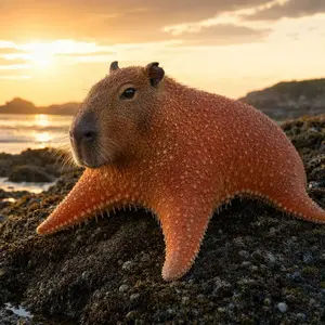 Capybara + Starfish