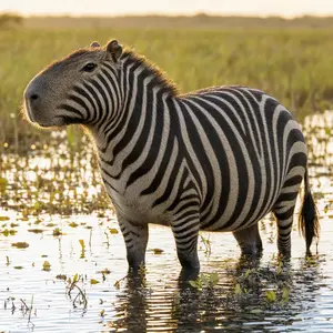 Capybara + Zebra
