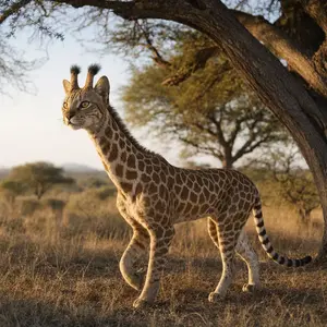 Cat + Giraffe
