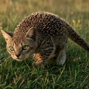 Cat + Hedgehog