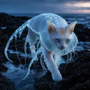 Cat + Jellyfish