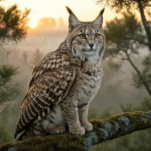 Cat + Owl