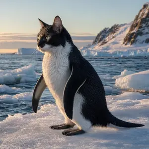Cat + Penguin
