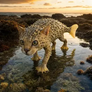Cat + Pufferfish