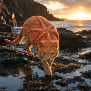 Cat + Starfish