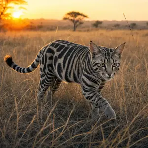 Cat + Zebra