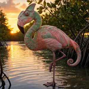 Chameleon + Flamingo