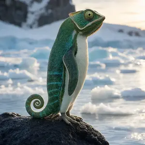 Chameleon + Penguin