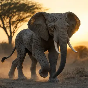 Cheetah + Elephant