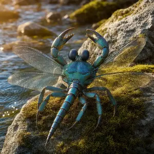 Crab + Dragonfly