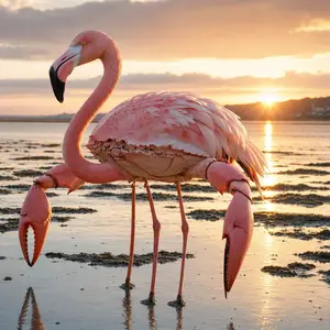 Crab + Flamingo