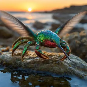 Crab + Hummingbird