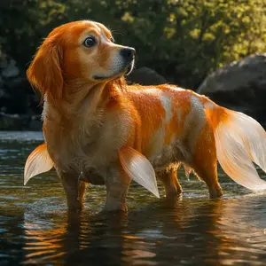 Dog + Goldfish