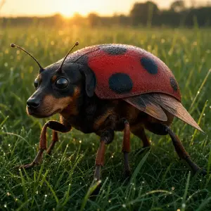 Dog + Ladybug