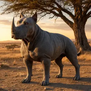 Dog + Rhinoceros