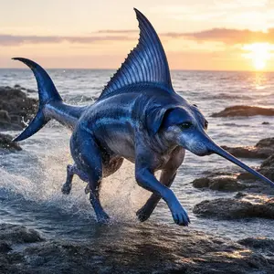 Dog + Swordfish