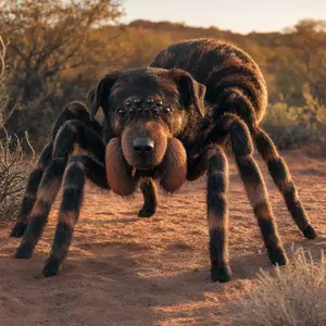 Dog + Tarantula