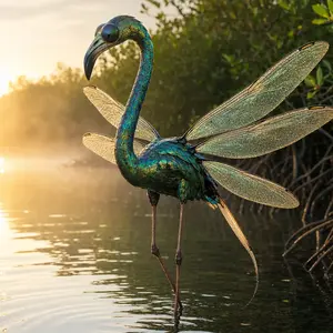 Dragonfly + Flamingo