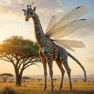 Dragonfly + Giraffe