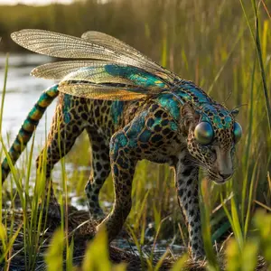 Dragonfly + Leopard