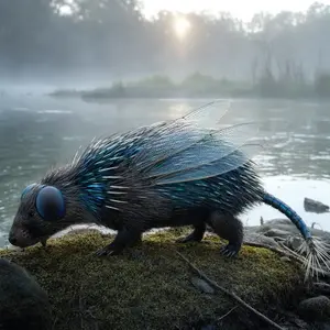 Dragonfly + Porcupine