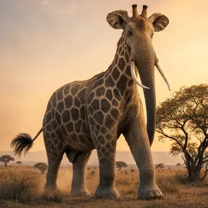 Elephant + Giraffe