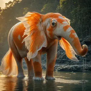 Elephant + Goldfish