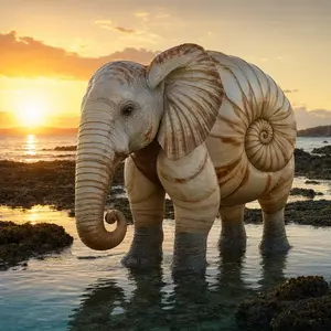 Elephant + Nautilus