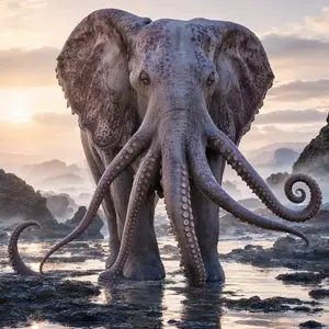 Elephant + Octopus