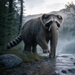 Elephant + Raccoon