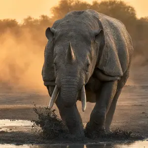 Elephant + Rhinoceros