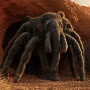 Elephant + Tarantula
