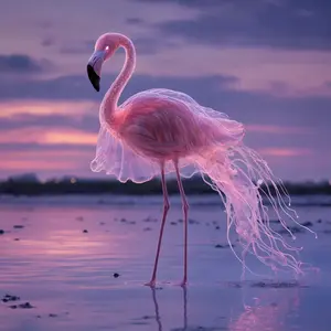 Flamingo + Jellyfish