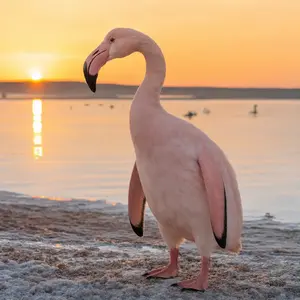 Flamingo + Penguin