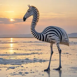 Flamingo + Zebra