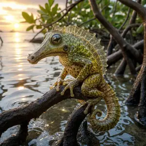 Frog + Seahorse