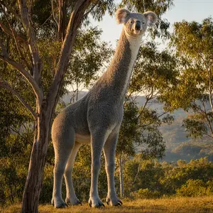 Giraffe + Koala