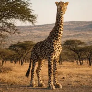 Giraffe + Leopard