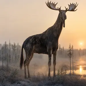 Giraffe + Moose