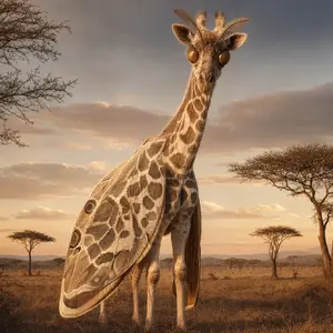 Giraffe + Moth