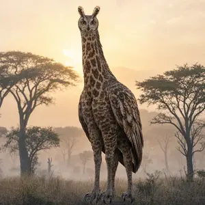 Giraffe + Owl