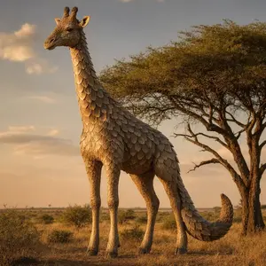Giraffe + Pangolin