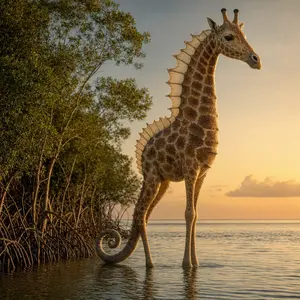 Giraffe + Seahorse