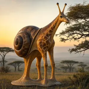 Giraffe + Snail