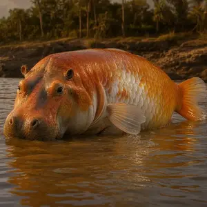 Goldfish + Hippopotamus