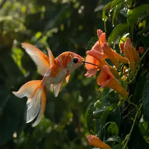 Goldfish + Hummingbird