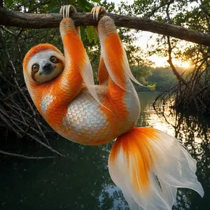 Goldfish + Sloth